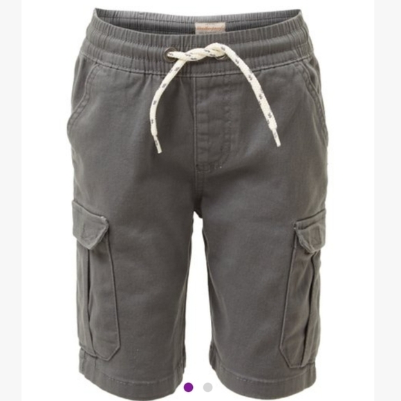 Weatherproof Smoked Pearl Twill Drawstring Cargo Shorts - Boys size medium - Picture 1 of 5